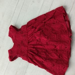 Red George baby dress